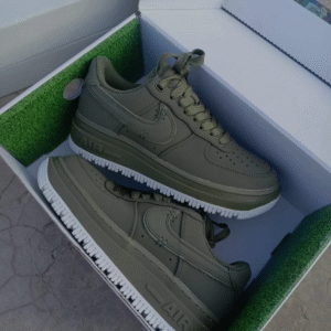 Nike air force 1 luxe "olive green"