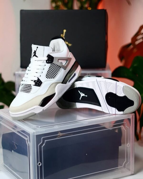 Nike air jordan retro 4 "military black" - Imagen 6